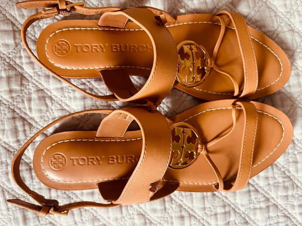 Tory Burch Miller Metal Logo Sandals Size 7.5/8 - photo 5