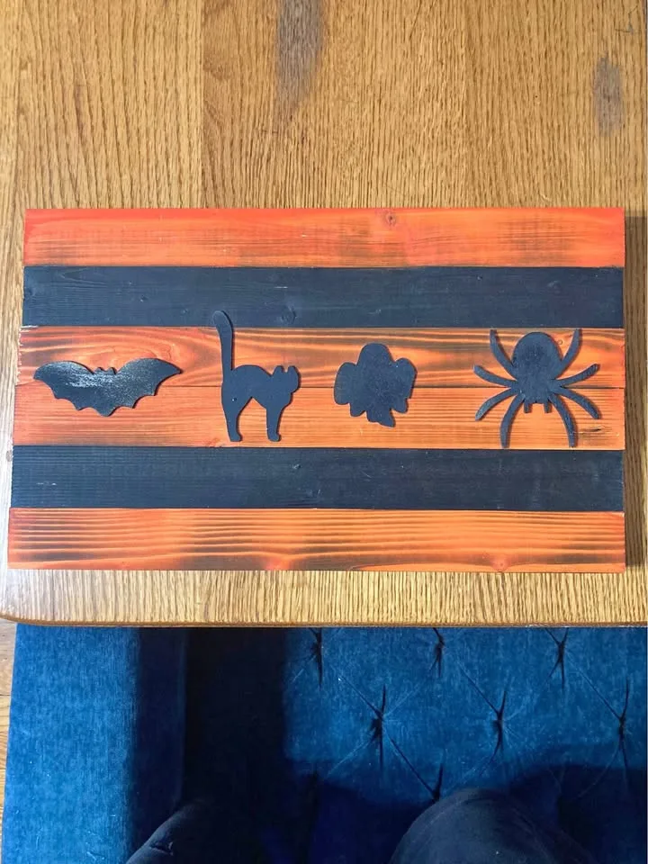 Chicago Flag Halloween on wood Jeff/ portage park p/u Available thumbnail