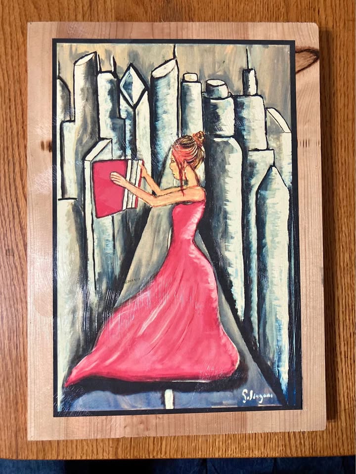 Available Wooden wall art Chicago skyline Jeff/ portage park p/u