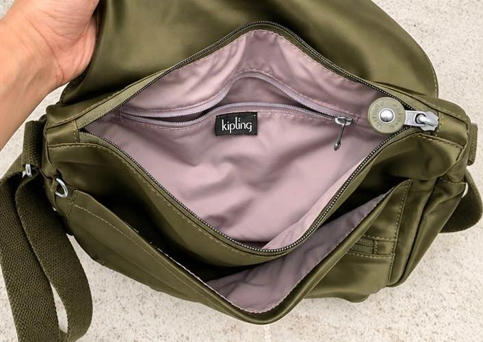 Kipling Olive Green Crossbody Messenger Bag – Like New – $30 - photo 3