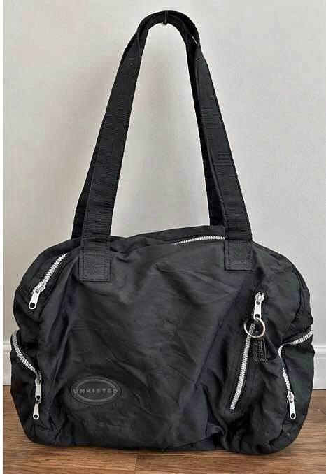 Unlisted by Kenneth Cole Large Black Multi-Pocket Bag