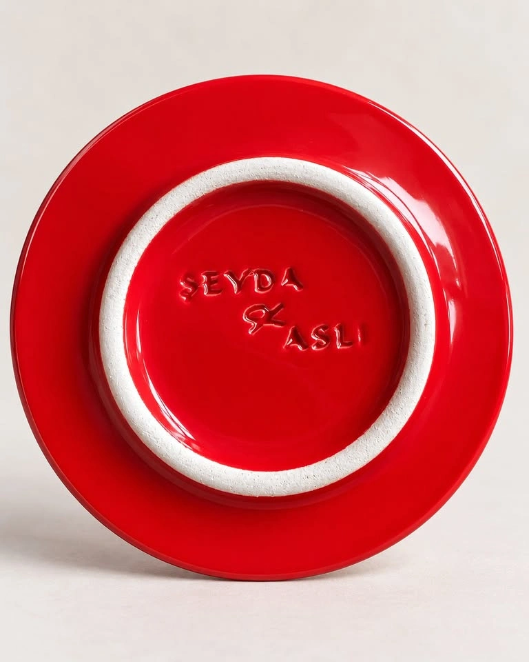Seyda & Asli Ceramic Mug & Saucer Set, Pair - photo 3