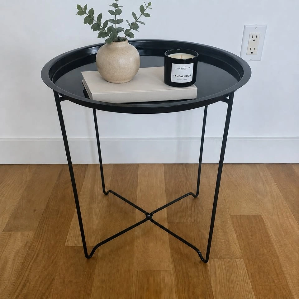 Metal Folding Side Table