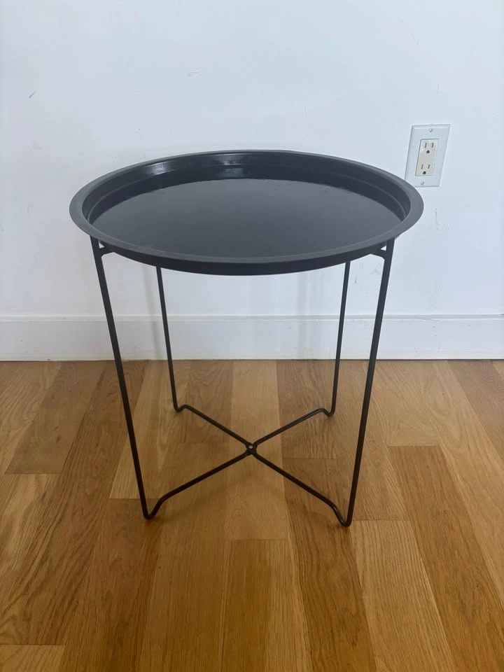 Metal Folding Side Table - photo 2