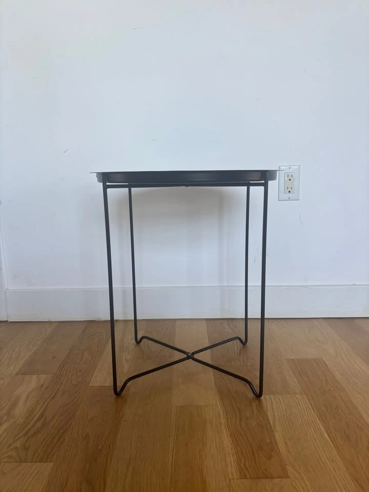 Metal Folding Side Table - photo 3