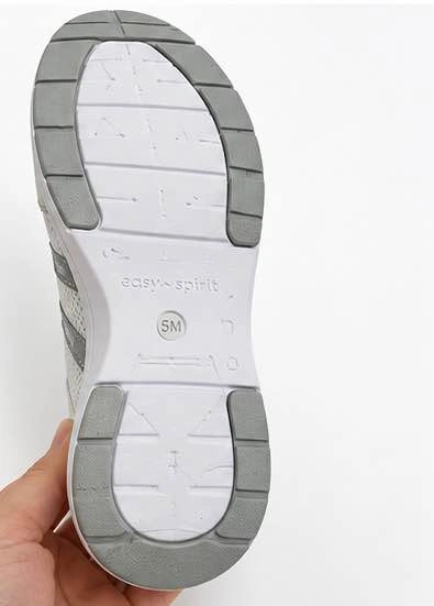 Easy Spirit Women’s White/Gray Sneakers – Size 5M – New with Tag - photo 4