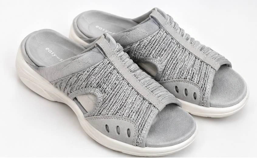 Easy Spirit Gray Comfort Sandals – Women’s Size 5M – Like New - photo 4
