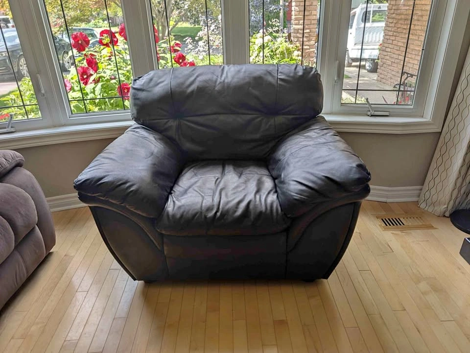 Black Oversized Armchair
