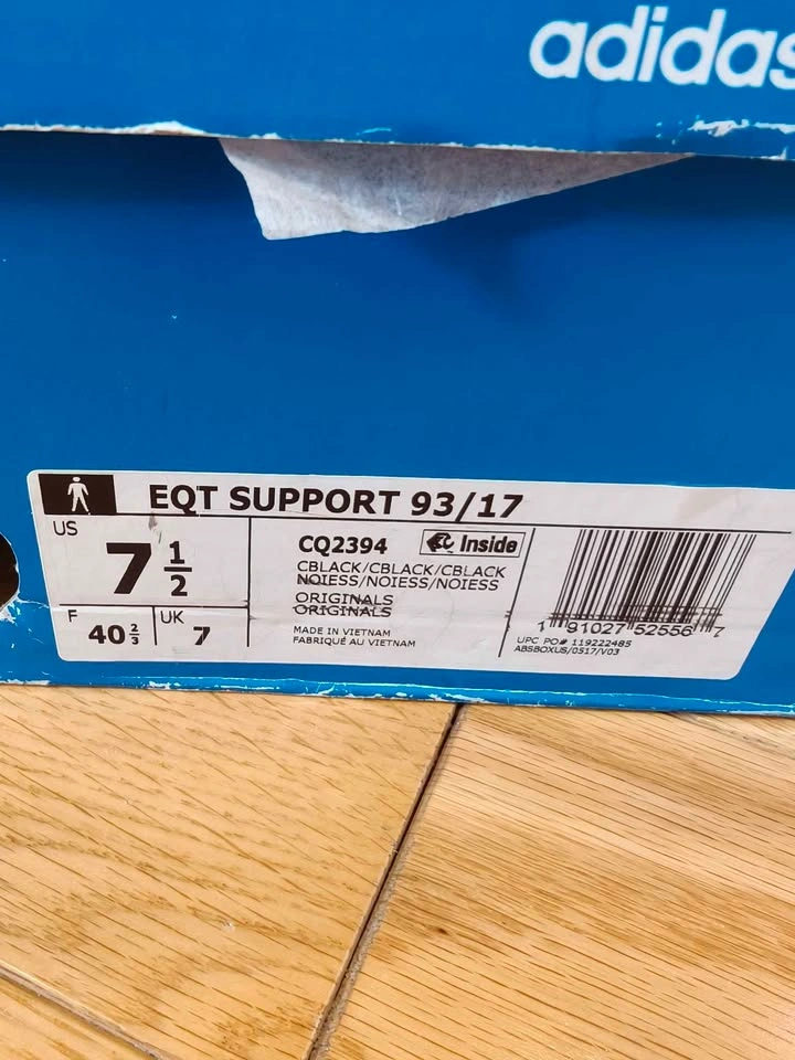 Adidas EQT Support 93/17 Men's 7.5 - Rare, BNIB - photo 3
