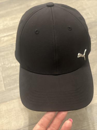 Puma Black Cap Metal Puma Logo X/L 2021 Stretch