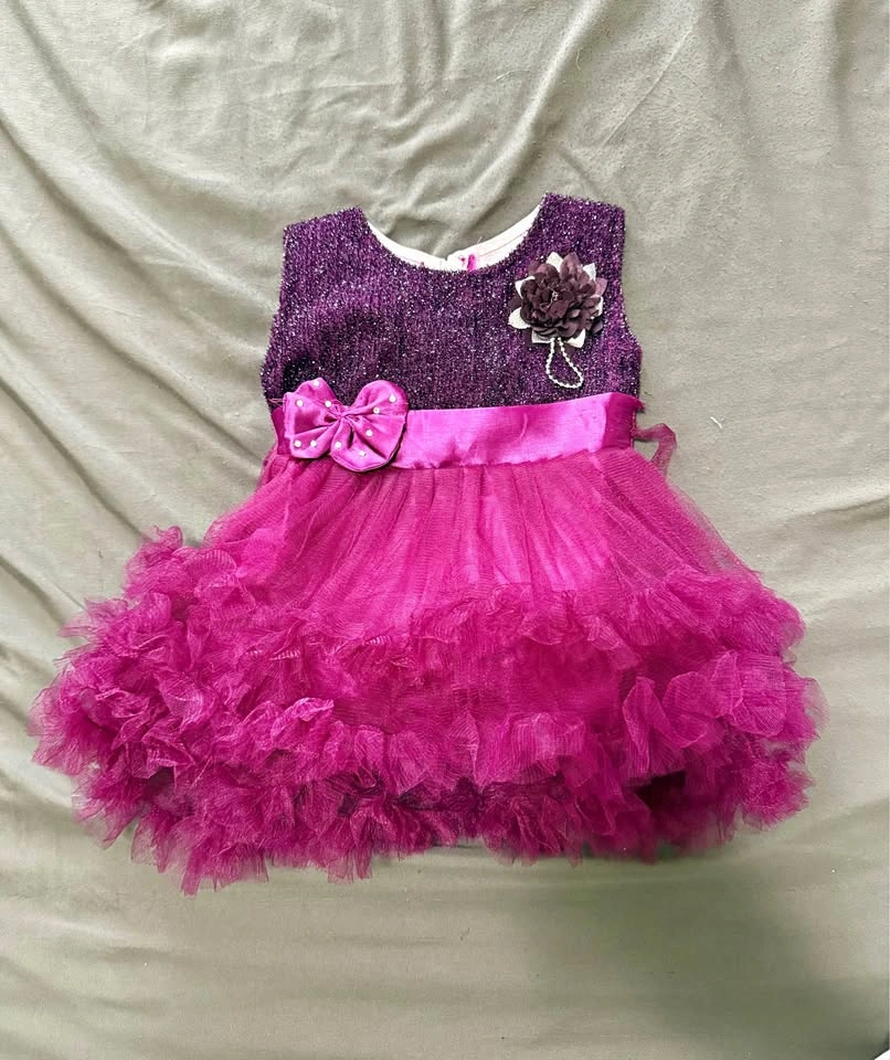Toddler Girl Purple Sequin Tutu Party Dress