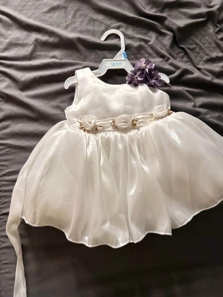 Carter's White Baby Occasion Dress - photo 2