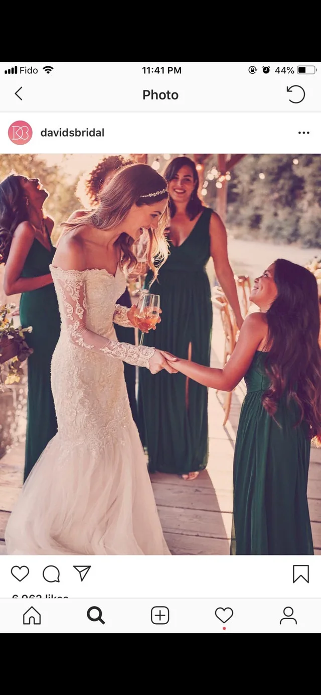 DAVID’S BRIDAL Wedding Dress image indicator(2)