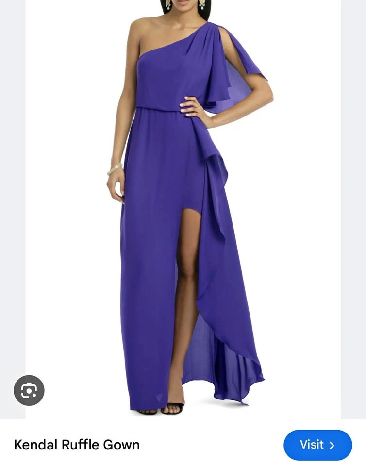 BCBGMaxAzria Kendal Ruffle Gown – Size 0 (New)
