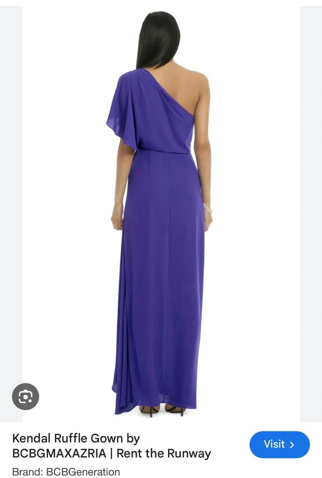 BCBGMaxAzria Kendal Ruffle Gown – Size 0 (New) - photo 2