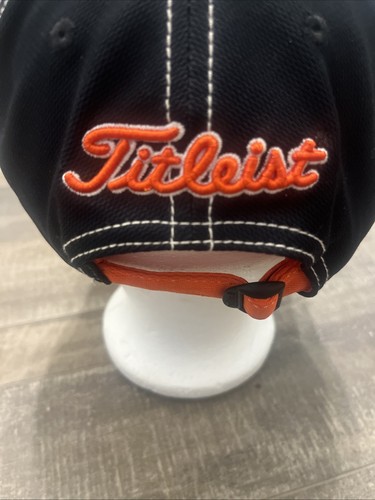 Titleist Orange Black White Adjustable Cap Golf - photo 3