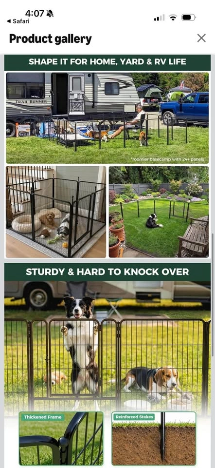 Brand new- 32” 8 Panel Dog Playpen - photo 4