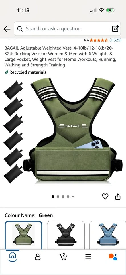 Brand new- 4-10 Lb Weighted Vest