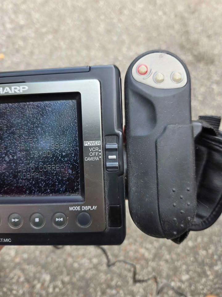 Sharp Viewcam 8mm Camcorder / VCR Player - TESTED WORKING - photo 2