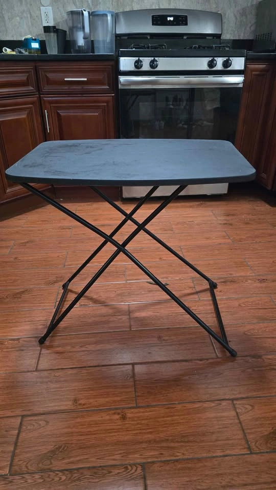 Black Folding TV Tray Table - photo 3