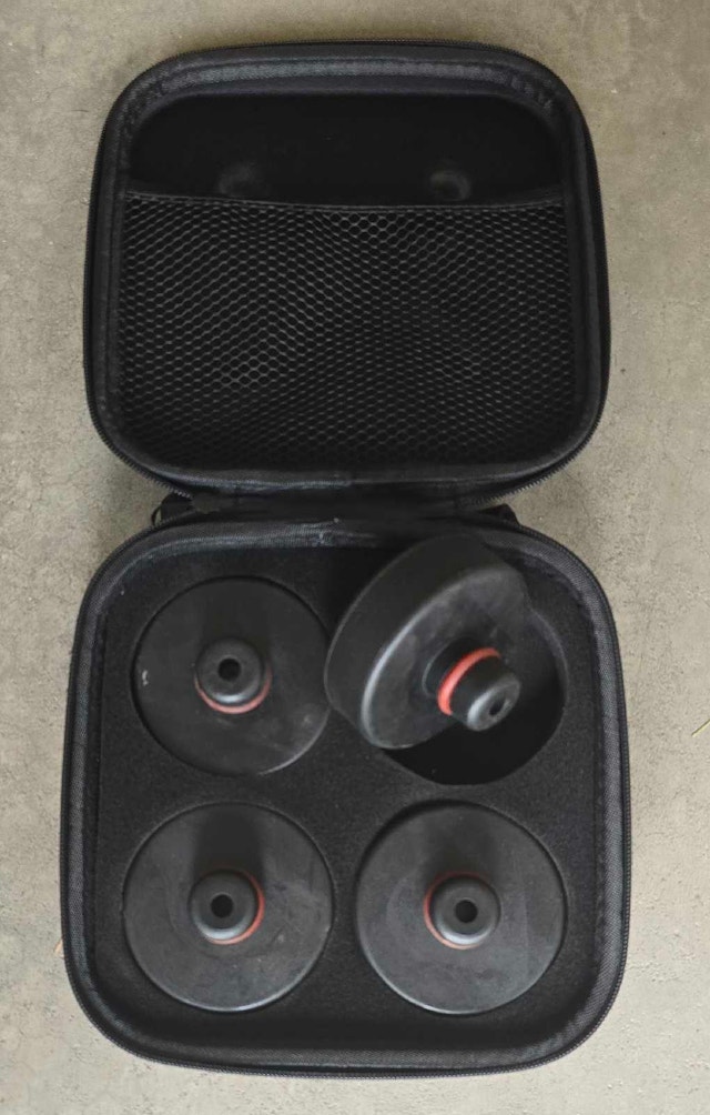 BASENOR Tesla Jack Pad Pucks Set of 4 with Storage Case