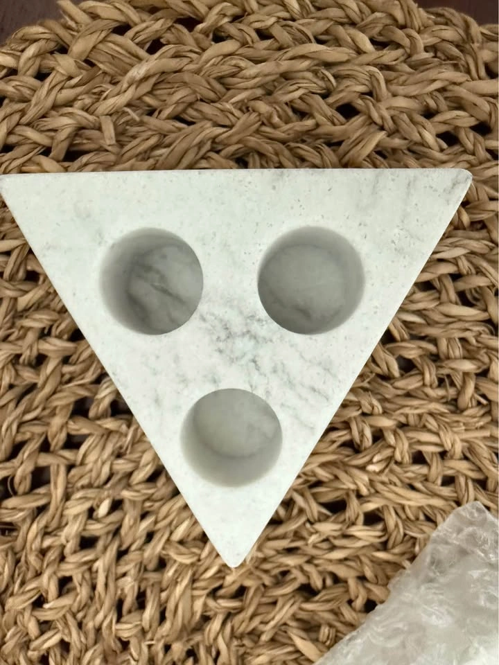 Saje Marble Triangle Display Holder - photo 3