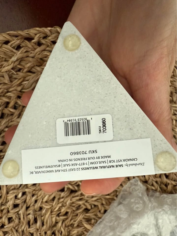 Saje Marble Triangle Display Holder - photo 5