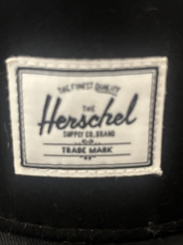 Herschel Black And White Adjustable Cap Red And White Striped Li - photo 2