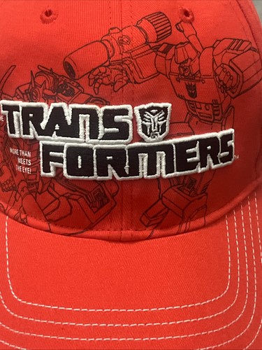 Transformers Red Black White Adjustable Cap - photo 2