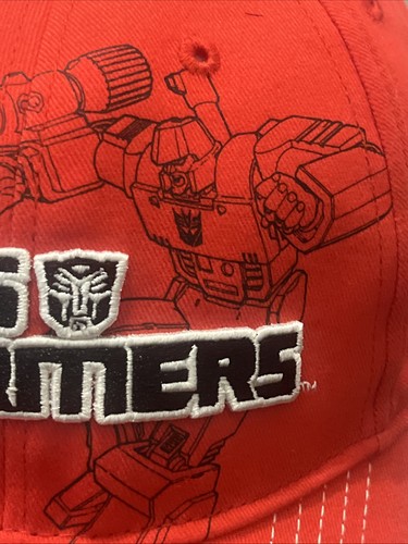 Transformers Red Black White Adjustable Cap - photo 3