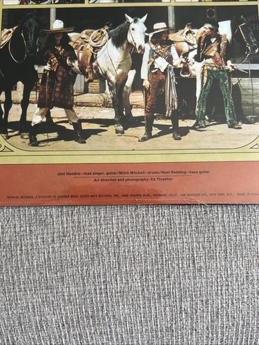 Jimi Hendrix Smash Hits 1969 1st Press LP Reprise MS 2025 - photo 3