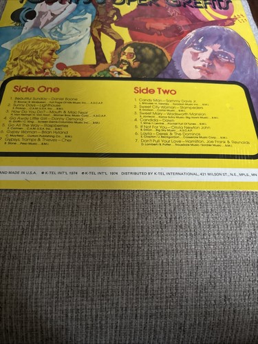 Todays Super Greats Part 1 Various Artists Vinyl LP 1974 K-Tel - photo 4
