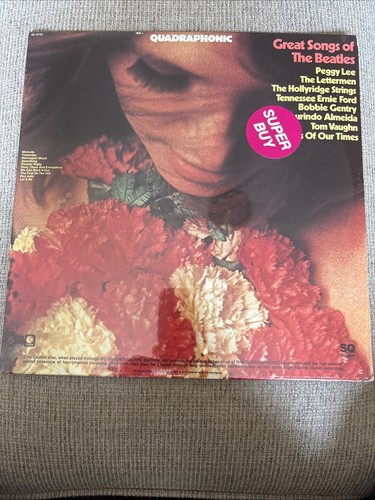 GREAT SONGS OF THE BEATLES Quadraphonic LP Capitol QL-6735