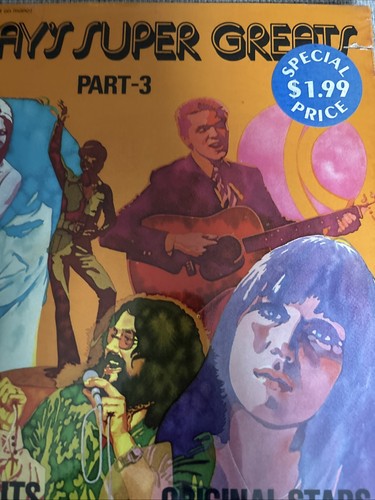 Todays Super Greats Part 3 Various Artists Vinyl LP 1974 K-Tel - photo 2