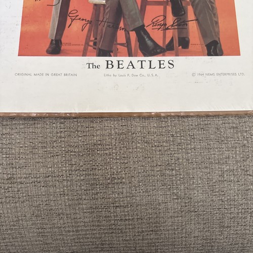 1964 Vintage Beatles NEMS Litho Print 11x14 Poster w/ COA - photo 2