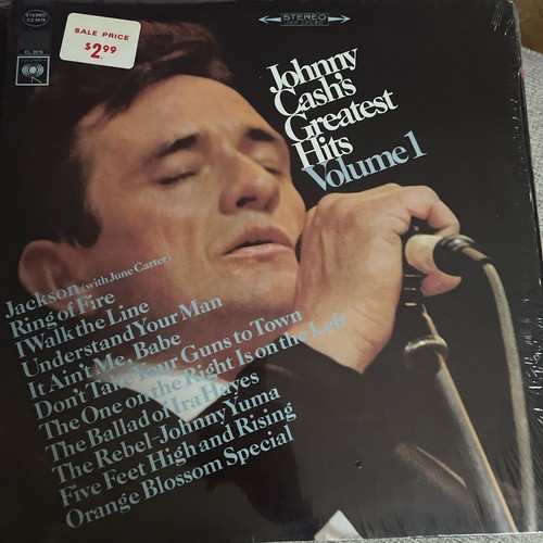 JOHNNY CASH Greatest Hits Volume 1 COUNTRY CS 9478 LP Vinyl