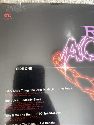 K-TEL RADIO ACTIVE LP TU 2840 (1982) Factory Sealed - photo 4
