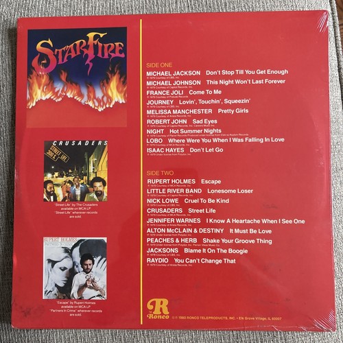 Starfire 1980 Ronco Vintage Vinyl LP Michael Jackson - photo 3