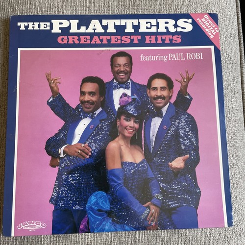 The Platters Greatest Hits Paul Robi 1986 Jango Music LP
