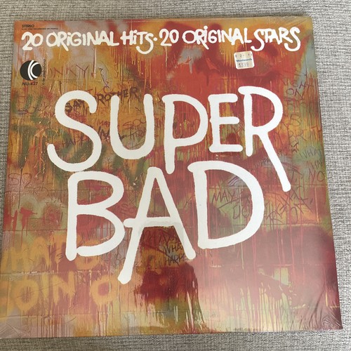 SUPER BAD 20 Original Hits Stars LP Vinyl K-Tel NU-427