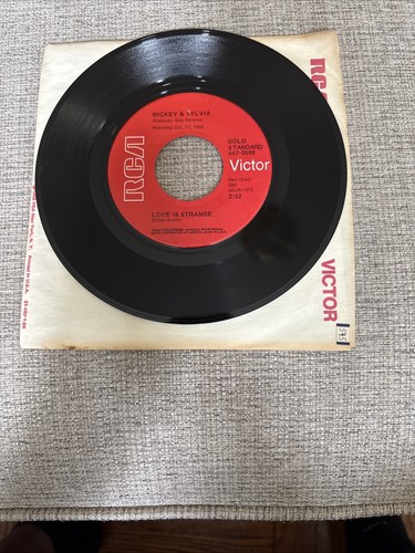 Mickey & Sylvia - Love Is Strange / Love Is A Treasure 45 RPM - photo 2