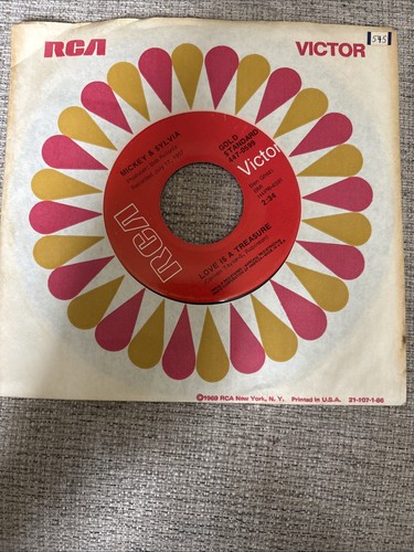 Mickey & Sylvia - Love Is Strange / Love Is A Treasure 45 RPM - photo 3