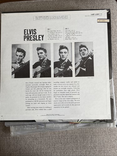 Sealed Vintage Elvis Presley Debut Album Vinyl LP - photo 2