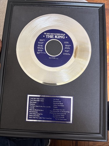ELVIS PRESLEY The Gold And Platinum Hits Of The King Framed Reco