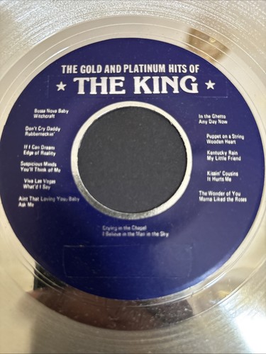 ELVIS PRESLEY The Gold And Platinum Hits Of The King Framed Reco - photo 3