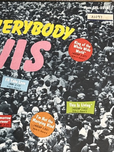 Elvis Presley - C'mon Everybody LP (RCA Camden CAL-2518) - photo 4
