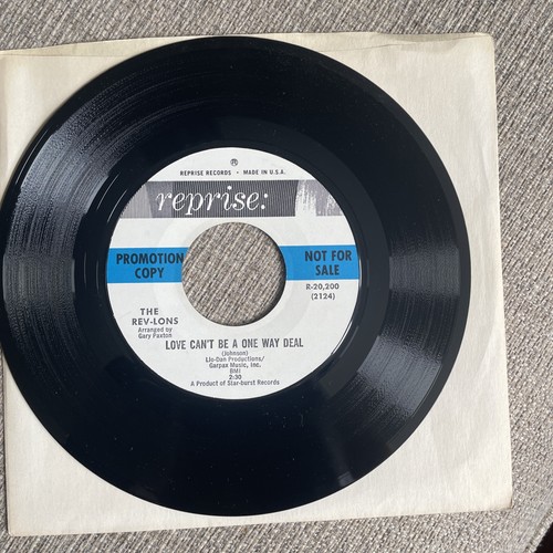 The Rev-Lons Love Can't Be A One Way Deal 7" 45 Promo - photo 2