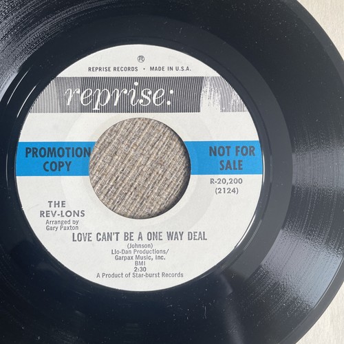 The Rev-Lons Love Can't Be A One Way Deal 7" 45 Promo - photo 3