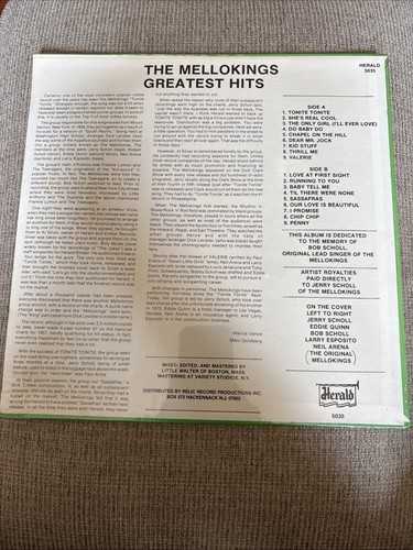 THE MELLOKINGS Greatest Hits LP Herald Records H5035 Reissue - photo 2