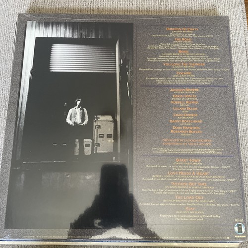 Jackson Browne Running On Empty Vintage Vinyl LP 1977 - photo 4